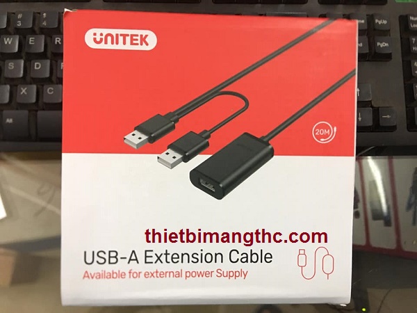 Cáp USB 20m UNITEK 